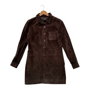 Vintage Gap Brown Suede Shift Dress